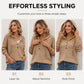 Bestseller🏆🧥 Ribbed Hooded Knit Top – Timeless Silhouette & All-Day Comfort for Every Occasion