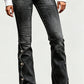 Bestseller🏆👖 Scalloped Button High-Street Jeans – Timeless Silhouette & Durable Denim Quality for Every Look