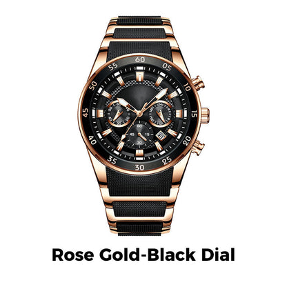 ⏰Men’s Waterproof Multifunctional Quartz Watch⌚