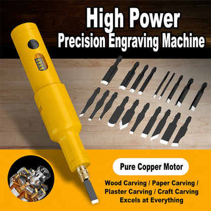 🔧✨ All-in-One Electric Carving Tool Set - Precise, powerful, versatile – perfect for wood, linoleum & DIY projects. 🔥🎨