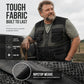 Men's V-Neck Multi-Pocket Mesh Vest