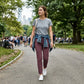 👖🍃Women's Elastic High-Waist Pants - Secure Pockets, Slim Fit