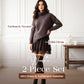🧶 One Set, Cozy Statement Style | Turtleneck Sweater & Mini Dress Set ⚡ Free Shipping