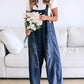 Trending Now⭐💃 Wide-Leg Denim Overalls with Adjustable Straps – Comfortable & Stylish for Any Casual Occasion