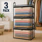 🔥📦Portable Large Heavy-Duty Thick Plastic Clear Storage Box with Hinged Lid | Home, Travel & Camping