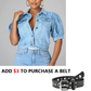 💃👖2026 New Style Arrival🔥 Women's Puff Short Sleeve Cropped Denim Jacket ✨