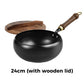 ⏳⏰Uncoated Thick Iron Pot⏲️🥖