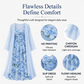 Women's Elegant Two-Piece Floral Dress Set