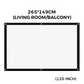 🥳World Cup Mode ON⚽️💞37K+ SOLD!✨ High Definition Projection Screen - 120-inch Diagonal with Matte White Surface for Crystal Clear Home Cinema Experience 🎬🌟