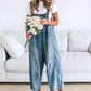 Trending Now⭐💃 Wide-Leg Denim Overalls with Adjustable Straps – Comfortable & Stylish for Any Casual Occasion