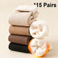 Women's Thickened Warm Solid Color Mid-Calf Socks