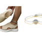 Women's Breathable Knit Platform Sandals