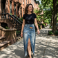 ⌛Limited-time offer-Women's Layered Waist Denim Maxi Skirt
