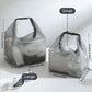 🧳 Waterproof Toiletry Bag – Large capacity, lightweight, easy to clean EVA with handle