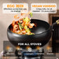 ⏳⏰Uncoated Thick Iron Pot⏲️🥖
