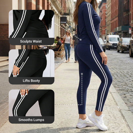 ⏰ Women's 2-Piece Tracksuit – Long Sleeve Set, Comfortable & Stylish for Sport or Casual Wear 🧥✨