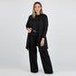 New Arrival✨3-Piece Set with Short Sleeve Top, Wide-Leg Pants & Long Cardigan – Effortless Layered Style