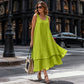 Bestseller💕 Double Layer Sleeveless Dress – Effortless Elegance & Modern Layered Look for Everyday