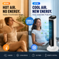 💸 Budget-Friendly AC Alternative! 💸 Why spend a high price on AC when you can get this quiet, bladeless fan for half price? 🤯