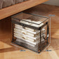 🔥📦Portable Large Heavy-Duty Thick Plastic Clear Storage Box with Hinged Lid | Home, Travel & Camping
