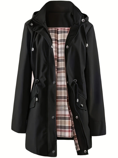 🔥Solid Color Casual Jackets, Waterproof Windbreaker Coats, Hooded Windbreaker