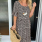 ⭐Trending Now👗 Polka Dot A-Line Midi Dress – Breezy Half Sleeves & Ruffle Hem for Everyday Chic ✨