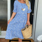 ⭐Trending Now👗 Polka Dot A-Line Midi Dress – Breezy Half Sleeves & Ruffle Hem for Everyday Chic ✨