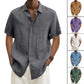 Short-sleeved linen shirts summer 2022