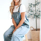Trending Now⭐💃 Wide-Leg Denim Overalls with Adjustable Straps – Comfortable & Stylish for Any Casual Occasion