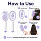 💆‍♀️🌿 All-in-One Hair Comb – Spray, massage, detangle, and nourish with red light.