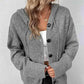 ✨🛍️Fresh Drop - Button-Front Hooded Knit Jacket – Premium Soft Texture & Effortless Style from Day to Night