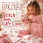🎀🎁Pink Enchanted Forest DIY Felt Patchwork Kit