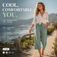 Trending Now⭐💃 Versatile Cropped Pants with Drawstring & Pockets – Flattering Drape in 5 Classic Colors