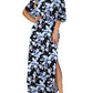✨ Off-Shoulder Ruffled Maxi Dress – Side Slit, Pockets, Flowy 🌸