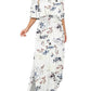 ✨ Off-Shoulder Ruffled Maxi Dress – Side Slit, Pockets, Flowy 🌸
