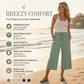 Trending Now⭐💃 Versatile Cropped Pants with Drawstring & Pockets – Flattering Drape in 5 Classic Colors