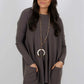 💞 Women's Round Neck Long Sleeve Loose Pocket T-Shirt