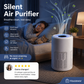 🏠 Air Purifier for Home – Multi-layer filter, quiet, energy-efficient, covers 30–50m².