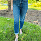 💗Hot Promotion 50% Off💗Tummy Control Cuffed Slim Fit Jeans