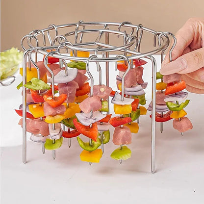 Free anti-scald gloves for a limited time🥩Air Fryer Vertical Kebab Grill + Free Heat Resistant Gloves 🍤