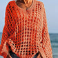 ✨🛍️Fresh Drop - Solid Crochet Knit Pullover – Relaxed Fit & Versatile Styling with Jeans or Shorts