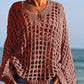 ✨🛍️Fresh Drop - Solid Crochet Knit Pullover – Relaxed Fit & Versatile Styling with Jeans or Shorts