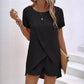 New Arrival✨Irregular Hem Top & Shorts Set – Asymmetrical Design for Effortless Statement Style