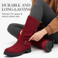 👢Pull On & Go | Women's Slouchy Faux Suede Mid-Calf Boots
