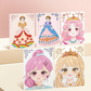 ✨JSR Special Diamond Painting & Princess Book Makeup Craft Kits Foil Art Books Set Play on Paper for Girl Handcraft Easter Gifts