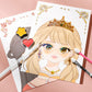 ✨JSR Special Diamond Painting & Princess Book Makeup Craft Kits Foil Art Books Set Play on Paper for Girl Handcraft Easter Gifts