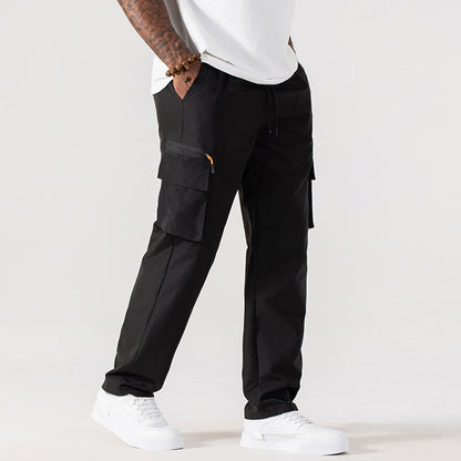 👖New Arrivals - Utility Cargo Trousers with Zippered Pockets – Adjustable Fit & Versatile Neutral Colors for Everyday Wear