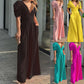 👗🌸 Women's Deep V-Neck Wide Leg Jumpsuit – High Waist, Flowy Style & Soft Fabric ✨