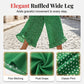 🏆Bestseller - Polka Dot Wide-Leg Pants – High-Waist Ruffled Hem for Breezy Days 🌸✨