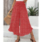 🏆Bestseller - Polka Dot Wide-Leg Pants – High-Waist Ruffled Hem for Breezy Days 🌸✨